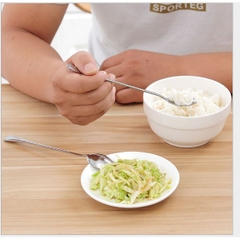 Muỗng cà phê & ăn kem cán dài bằng thép không gỉ Inox