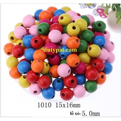 100gam Hạt gỗ đủ màu đủ size 4mm-5mm-6mm-8mm-10mm-12mm-14mm-16mm-18mm-20mm-25mm-30mm