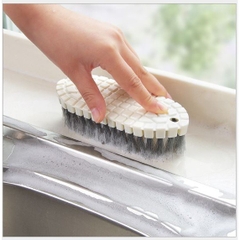 Bàn chải chà cọ bồn vệ sinh, nhà bếp uốn cong chà rửa mọi góc cạnh