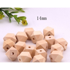2 hạt gỗ đa giác đủ size 10mm-12mm-14mm-16mm-18mm-20mm-25mm-30mm
