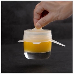 Set 6 Miếng Nắp Đậy Silicon Co Giãn - Bọc Chén, Bát, Thực Phẩm Cần Bảo Quản