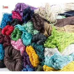 bó 10met size 1.5mm / 2mm dây sáp cói ,dây sáp bông làm vòng,trang trí tranh, thiệp, sách, đan dream catcher