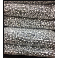 10-25gam hạt cườm phủ màu vàng hoặc bạc size 4/6/8/10mm