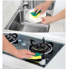 bộ 4 Miếng xốp bọt biển rửa bát chén trong nhà bếp chất lượng cao tiện dụng