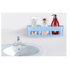 Kệ nhựa hút chân không để vậy dụng nhà tắm, nhà bếp (dài 25cm rộng 10cm)
