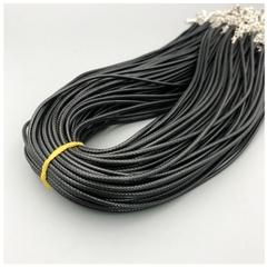 vòng cổ dây chuyền sáp da trơn size 1.5mm & 2mm