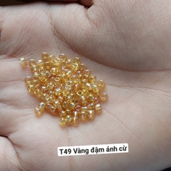 gói 450gam hạt cườm trung 3mm nhiều màu