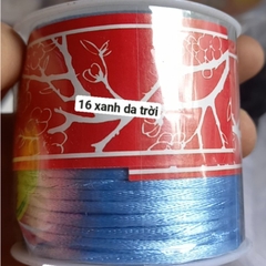 Cuộn 30-100m dây tim 2.5m Đài Loan hàng nhập khẩu loại đẹp nhiều màu để chọn, dây đan vòng tay, dây thắt vòng,vòng cổ