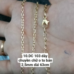1 sợi dây chuyền xích dài 40cm, 45, 54cm- mã DC103