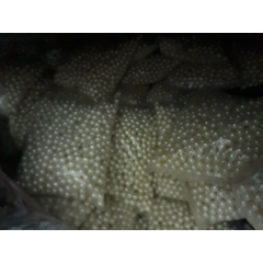 500gam Hạt ngọc trai nhựa 6-8-10mm không lỗ, có lỗ  -gói 0.5kg