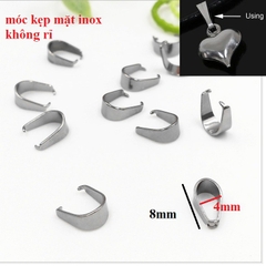 5-10 cái móc kẹp mặt dây chuyền inox không rỉ