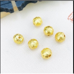 5 viên charm khắc cánh hoa 6/8mm mix trang sức (p160-13+14)