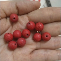 10viên đá đỏ size 10mm