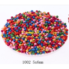 70-350 hạt gỗ tròn 6mm nhiều màu, nâu, kem làm vòng ,trang trí handmade DIY, dụng cụ học tập, đồ chơi