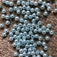 10-50 gam hạt châu 4mm, hạt cườm,hạt bẹt nhựa nhiều màu có lỗ