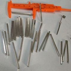 10 que nối làm hoa tai vuông dài 3cm & 4cm +Mh2335-3