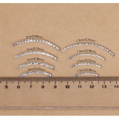 ống xỏ khắc hoa văn bạc thái 925 đủ size