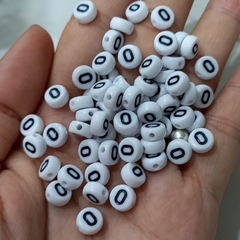 (Loại đẹp) 20 Hạt chữ số tròn, phép tính 4x7mm các màu làm vòng, dây đeo khẩu trang....