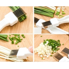 Dao cắt tỉa sợi hành đa năng,Dao chẻ tiện dụng 7 lưỡi cắt chẻ hành hoa, măng, rau muống, dụng cụ thông minh p191-37