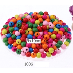 5-25gam hạt gỗ 10mm nhiều màu để chọn làm vòng, trang trí handmade DIY, dụng cụ học tập, đồ chơi, đan vòng dreamcatcher