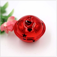 chuông lục lạc to 40mm màu đỏ bóng