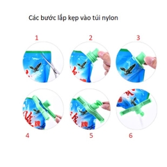 Kẹp Miệng Túi Gói Thực Phẩm có nắp- Kẹp Khóa Kín Bảo Quản Thức Ăn, Bim Bim, Gia Vị, Bánh Kẹo p191-2