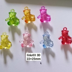 Gấu nhựa, hạt nhựa hình gấu