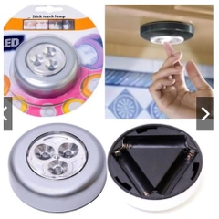 Đèn Led 3 Bóng Dán Tường Chạm Là Sáng - Đèn Led 3 Bóng Dán Trần Đa Năng, Đèn Led Dán Cốp Xe Ô Tô, Dán Trần Xe Siêu Sáng