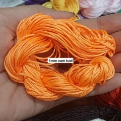 Bó lớn như hình 20-30met dây dù size 0.5-0.8- 1-1.5mm đan vòng đủ màu, dây đan vòng tay, dây thắt vòng,vòng cổ