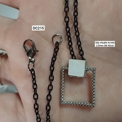 Dây chuyền thời trang xích màu bạc :DC201->DC214