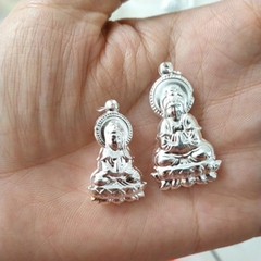 2mặt phật Di lạc, quan Âm loại nhẹ giả kim loại
