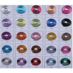 0.5kg dây nhôm mạ màu size 1.5 / 2mm uốn bon sai, handmade 20 màu để chọn