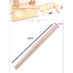 Cán lăn bộ, cây cán bột, Cây lăn bột làm bánh bằng gỗ 27.5cm