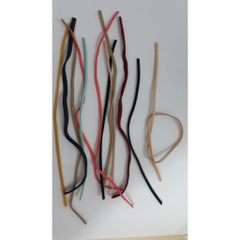 gói 10 đoạn dây da lộn cắt sẵn 20-22cm làm vòng tay đủ màu