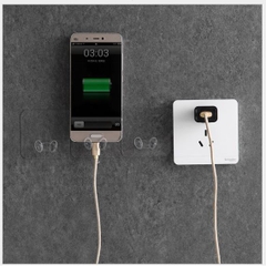 1-5 cái Móc dán tường treo dây sạc điện thoại gắn tường MDT, miếng giữ phích cắm điện gọn gàng