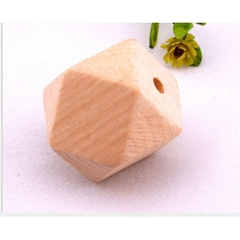 2 hạt gỗ đa giác đủ size 10mm-12mm-14mm-16mm-18mm-20mm-25mm-30mm