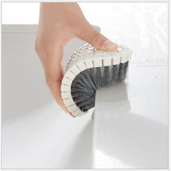 Bàn chải chà cọ bồn vệ sinh, nhà bếp uốn cong chà rửa mọi góc cạnh