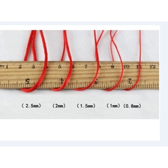 5met Dây tim bóng size 1.5mm-2mm-2,5mm, dây đan vòng tay đủ size, dây thắt vòng tay, vòng cổ may mắn