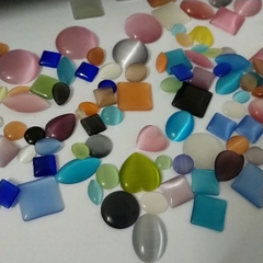 10gam Mặt đá dán mắt mèo hỗn hợp
