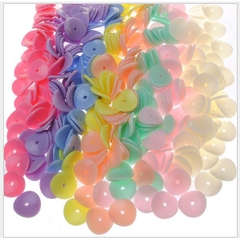 #P117-53 gói 10-50gam hạt nhựa dạng vành tròn 15mm (miếng cách)