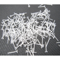 100 đế nhựa làm hoa tai sát size 2-3-4-5mm