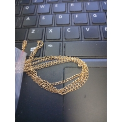 XICH100- 1 met xích to bản 2mm xoắn màu vàng