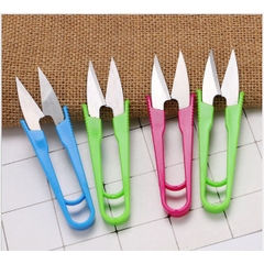 Kéo bấm chỉ cán nhựa-set 10 cây