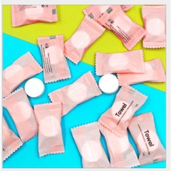 Khăn nén nhỏ gọn nhẹ tiện bỏ túi đa năng 100% chất liệu tự nhiên, an toàn