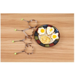 bộ khuôn chiên trứng, khuôn làm bánh tạo hình 5 kiểu