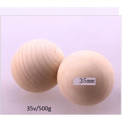 25gam hạt gỗ tròn KHÔNG LỖ màu kem tự nhiên đủ size từ 8mm-10mm-12mm-14mm-16mm-18mm-20mm-25mm-30mm-35mm-40mm làm đồ chơi