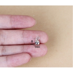 chuông bạc 925 size 5x8mm