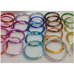 cuộn 5met dây nhôm mạ màu size 1.5/ 2 /2.5mm