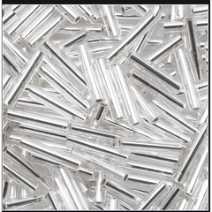 cườm ống, cườm trúc màu vàng, bạ dài 3-25mm (gói 10gam)