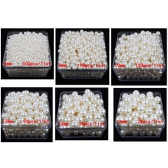 100gam hạt bẹt nhựa loại 4mm-6mm-8mm-10mm-12mm-14mm-16mm-18mm-20mm